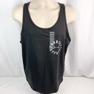 Barbell Athletic Apparel Mens XL Gray Tank Top Muscle Tee Full Circle Shirt New